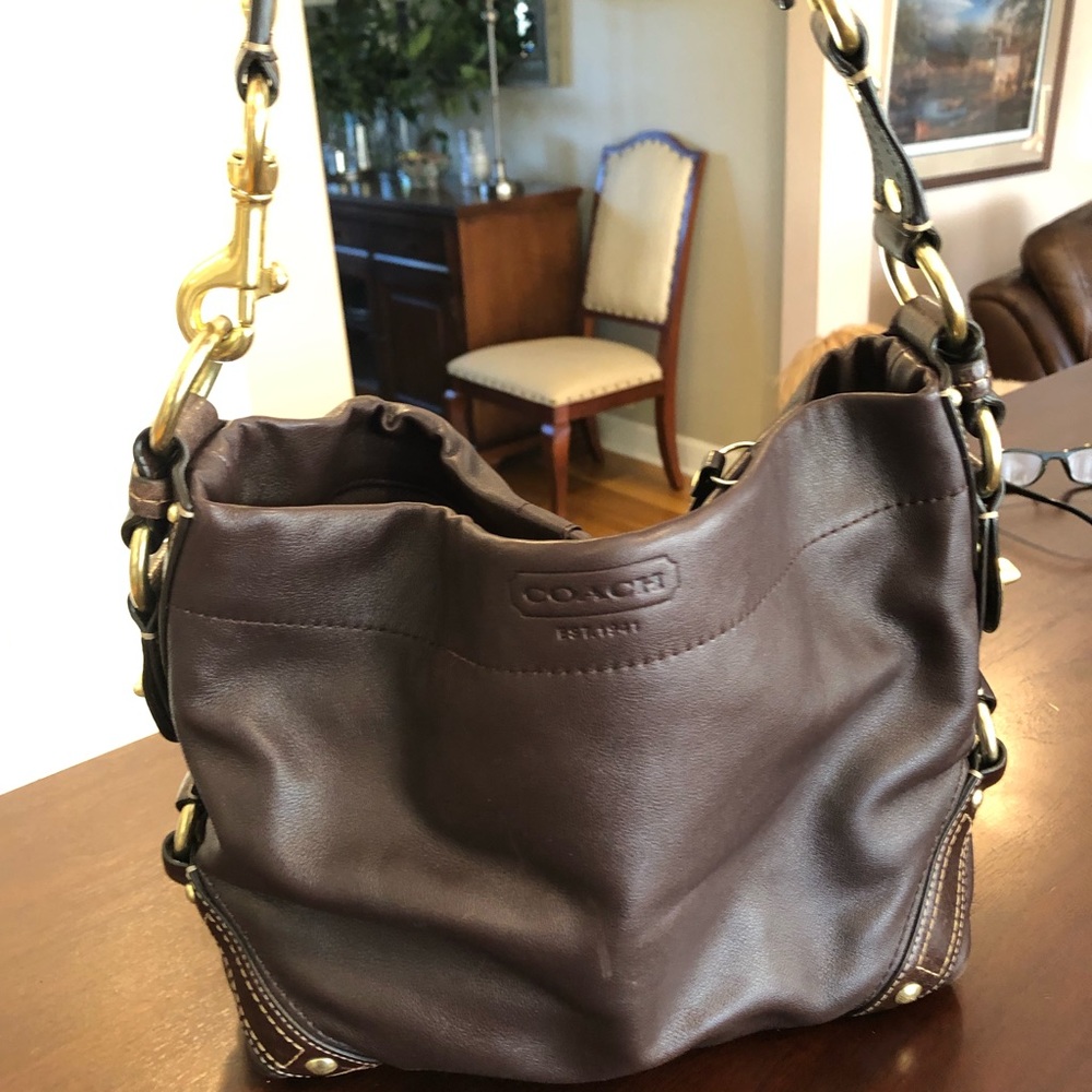 Coach hobo bag, brown, gently used